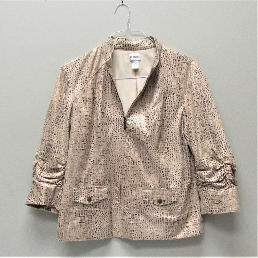 Chico's Printed Jacket